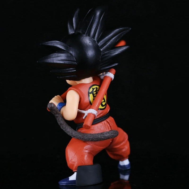 Childhood Son Goku Figure – 14cm Dragon Ball PVC Collectible Statue - Image 2
