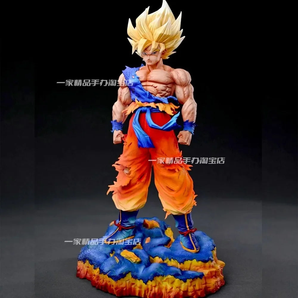 35cm JT Dragon Ball Son Goku Figure – 2 Heads PVC Model - Image 4