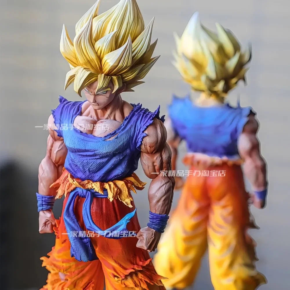 35cm JT Dragon Ball Son Goku Figure – 2 Heads PVC Model - Image 5