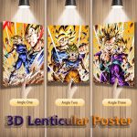 Dragon Ball Vegeta 3D Lenticular Poster