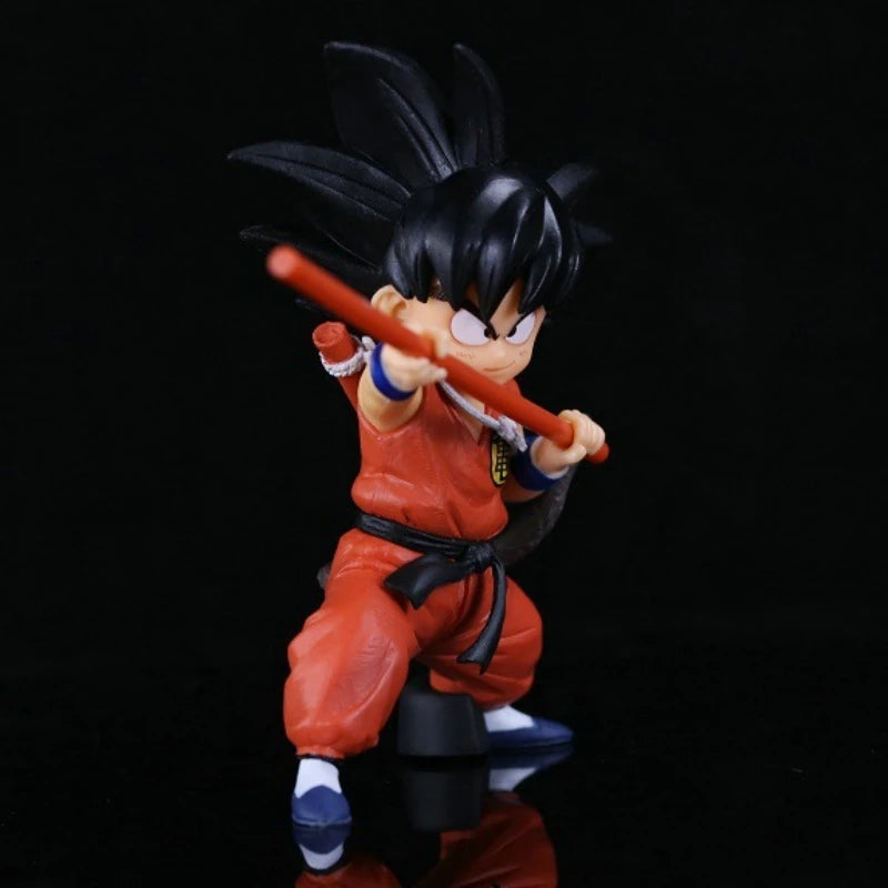 Childhood Son Goku Figure – 14cm Dragon Ball PVC Collectible Statue - Image 3