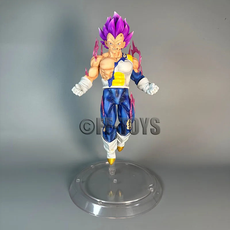 Ultra Instinct Vegeta Action Figure – Dragon Ball Z PVC Statue with Replacement Heads - Image 3
