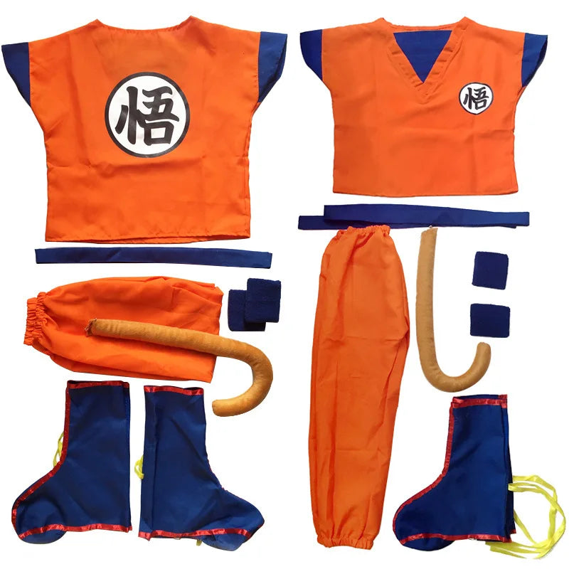 Anime Ballz Son Goku & Krillin Cosplay Costume – Kids & Adult Dragon Carnival Party Outfit - Image 3