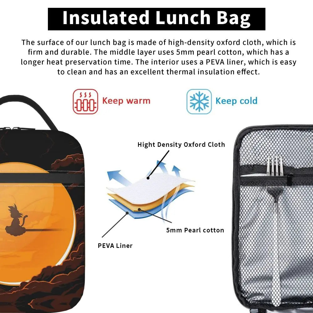 Vintage Dragon Ball Z Insulated Lunch Bags Thermal Bag - Image 146