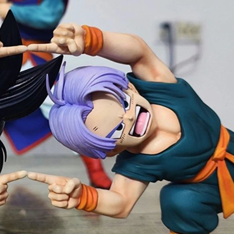 Gotenks Fusion Figure – 10cm Dragon Ball Z PVC Statue (Goten + Trunks Combined) - Image 2