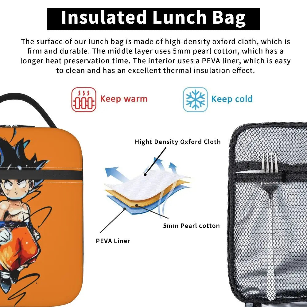 Vintage Dragon Ball Z Insulated Lunch Bags Thermal Bag - Image 131
