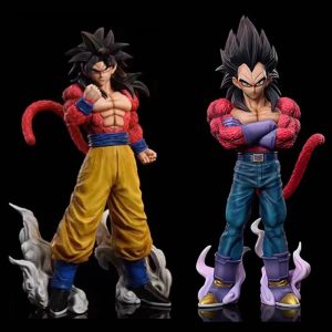 SSJ4 Goku & Vegeta Action Figures – Dragon Ball Super PVC Collectible Statues