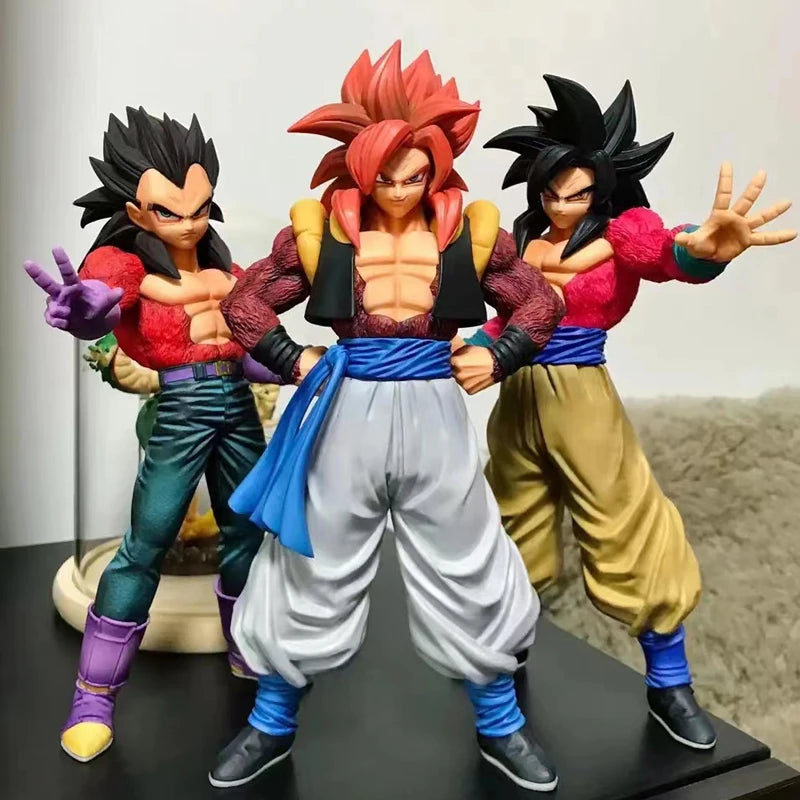 Dragon Ball GK Figures – SSJ4 Vegetto Gogeta Super Saiyan Son Goku Statues - Image 3