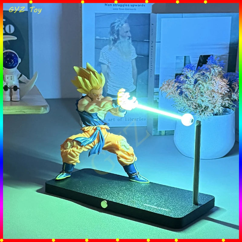 Son Goku Kamehameha Wave Magnetic Light Lamp - Image 3