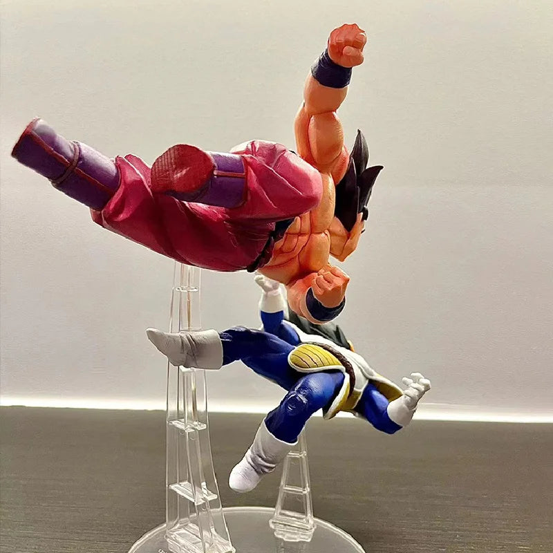 Kaiouken Goku vs. Vegeta Figure – Dragon Ball Z PVC Battle Statue - Image 2