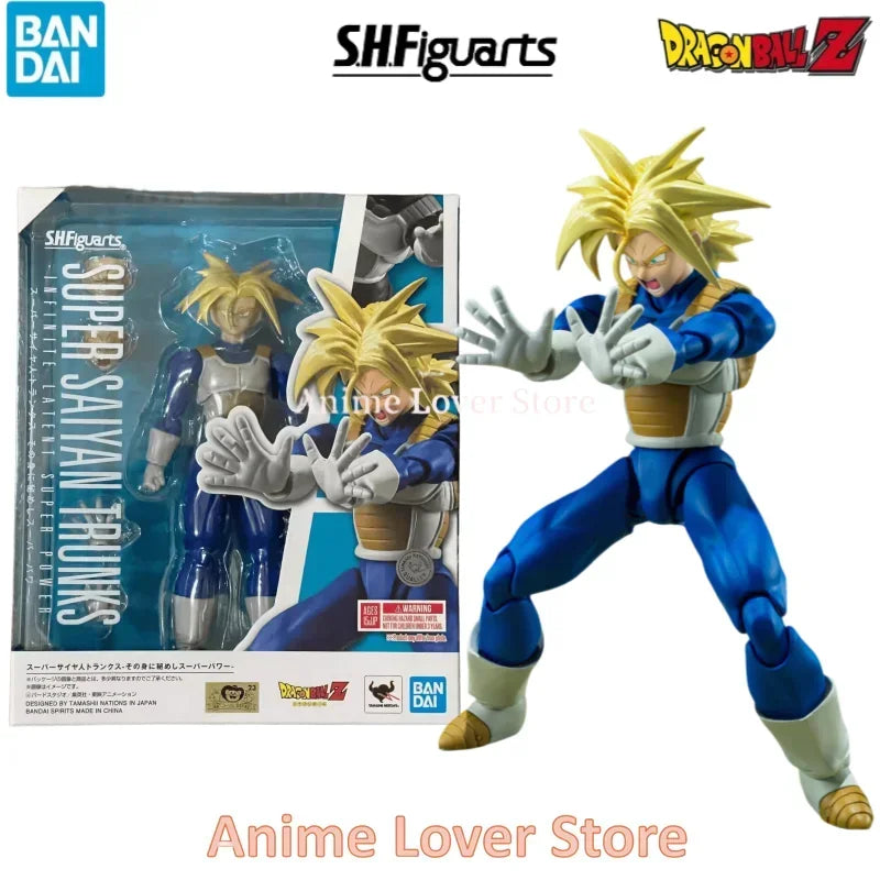 Bandai SHFiguarts SHF Dragon Ball Super Saiyan Trunks Son Goku Figures for Enthusiasts - Image 6