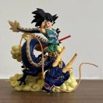 13CM Dragon Ball Goodbye Goku Shenron GT Son Goku Super Saiyan Figure